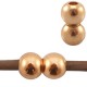 DQ metal magnetic clasp for 2mm cord Rosegold